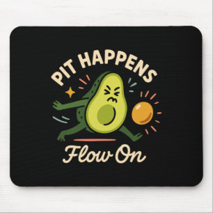 Avocado Yoga Funny Namaste Pun Plant-sed Fitness S Mouse Mat