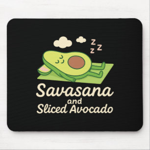 Avocado Yoga Funny Namaste Pun Plant-sed Fitness S Mouse Mat