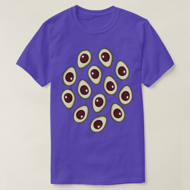 Avocados Black T-Shirt (Design Front)