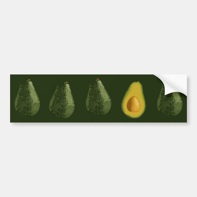 Avocados Bumper Sticker (Front)