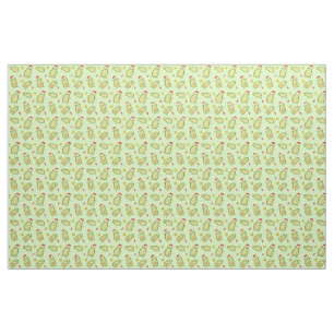 Avocados & Christmas Fabric
