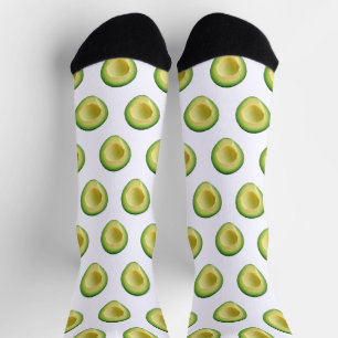 Avocados Green Guacamole 4Eva Crew Socks