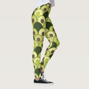 avocados in art deco leggings