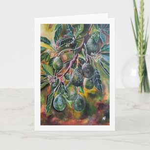 Avocados in the Autumn Sun Painting by Alfred Fox Card