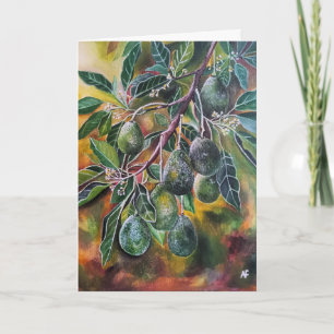 Avocados in the Autumn Sun Painting by Alfred Fox Card