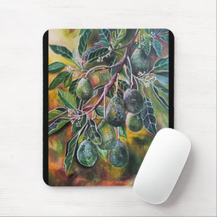Avocados in the Autumn Sun Painting by Alfred Fox Mouse Mat