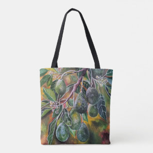 Avocados in the Autumn Sun Painting by Alfred Fox Tote Bag
