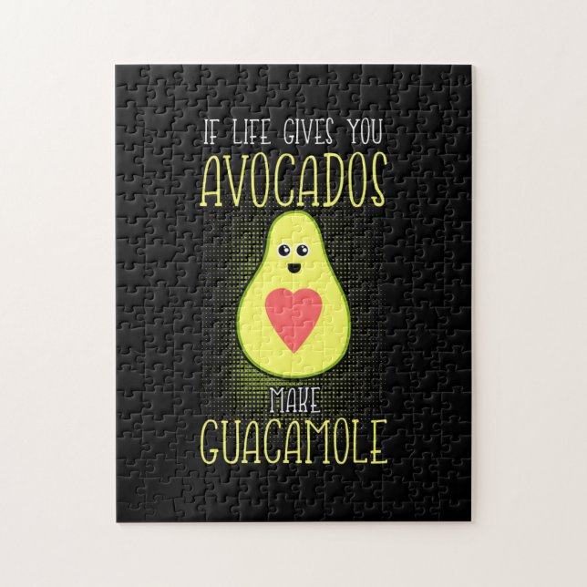 Avocados Make Guacamole Jigsaw Puzzle (Vertical)
