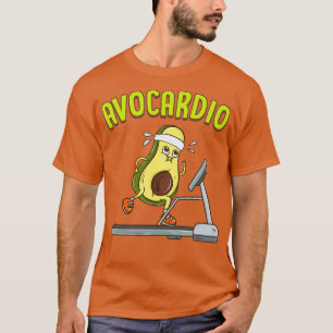 Avocardio Avocado Cardio Pun Running Exercise Gym T-Shirt
