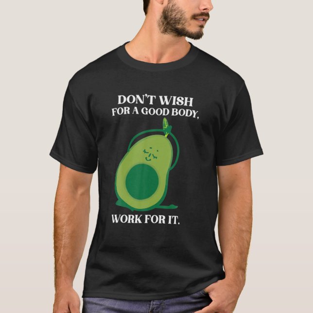 Avocardio - Avocado Gym Fitness Vegetarian Food - T-Shirt (Front)