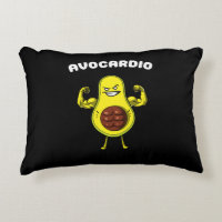 Avocardio Fitness Avocado Funny Vegan Workout Joke