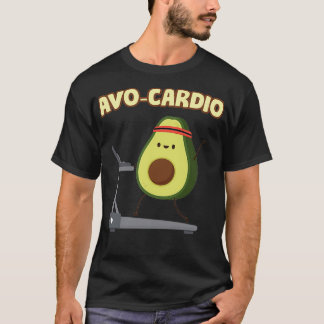Avocardio Funny Avocado Gym Fitness Bodybuilding S T-Shirt