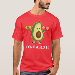 AvoCardio Funny Pun Workout Running Avocado  T-Shirt
