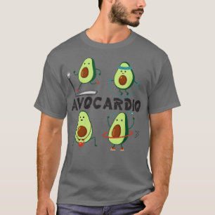 Avocardio, Gym Funny, Avocado Workout For Men Wome T-Shirt