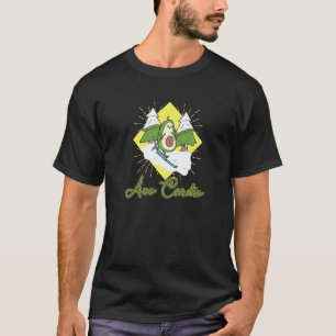 Avocardio heart fitness cardio sport skier vegan v T-Shirt