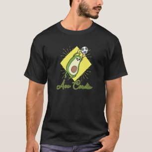 Avocardio Soccer heart fitness cardio sport vegan T-Shirt