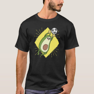Avocardio Soccer heart fitness cardio sport vegan  T-Shirt