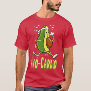Avocardio Vegan Avocado Cardio Running T-Shirt