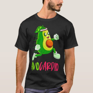 Avocardio Vegan Cardio Athlete Running Run Runner T-Shirt