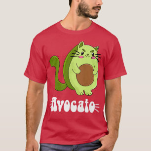 Avocato Avocado Cat Cat owner Vegan Vegetarian T-Shirt