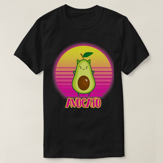 Avocato Avocado Stuff For Kids avogato Avocardio A T-Shirt (Design Front)