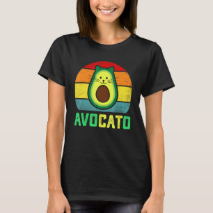 Avocato Avocato Cat Meme Cute Avocado Vegan Funny T-Shirt