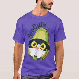 Avocato Cute Cat Avocado Gift For Vegan T-Shirt