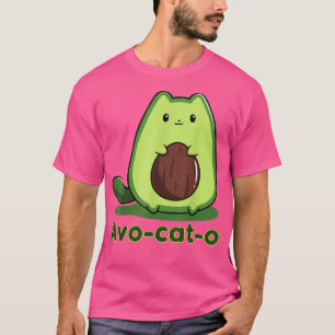 Avocato Funny Avocado Lover Cat T-Shirt