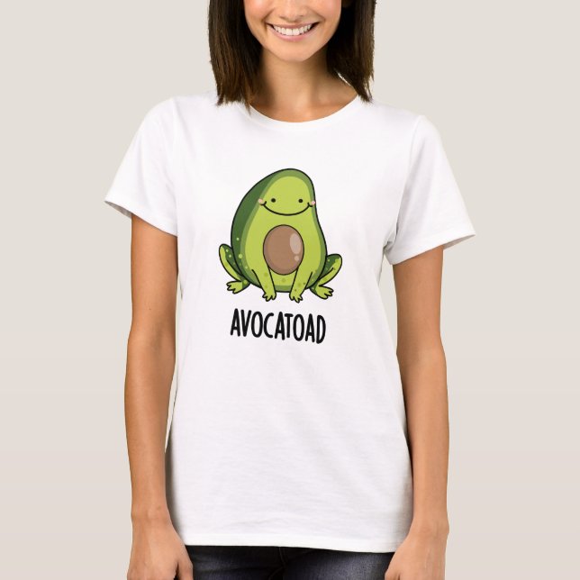 Avocatoad Funny Avocado Toad Pun  T-Shirt (Front)