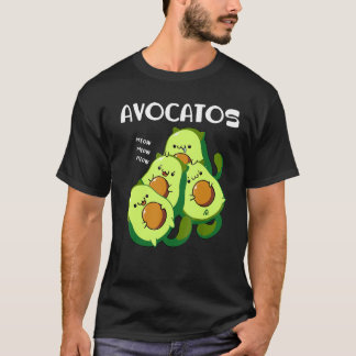 Avocatos  Avocado Cat Cute Cat Mom Dad Cat T-Shirt