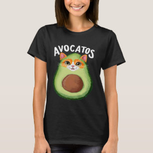 Avocatos Funny Cat Avocado T-Shirt