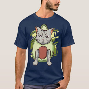 Avocatto Funny Cat in Avocado Costume Shirt Avocad