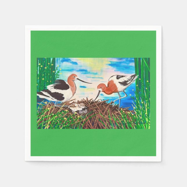Avocet Napkins (Front)