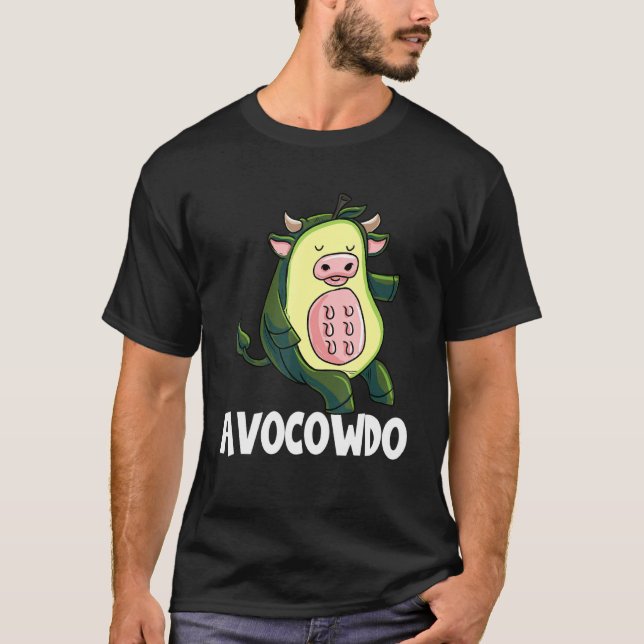 Avocowdo Avocado Cow T-Shirt (Front)