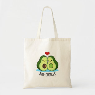 Avocuddles Funny Avocado Couple Pun  Tote Bag