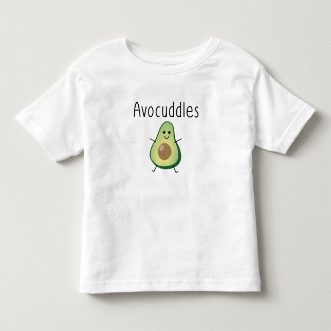 Avocuddles Toddler Ruffle Tee (Front)