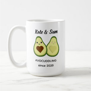 Avocuddling customized couple Mug 