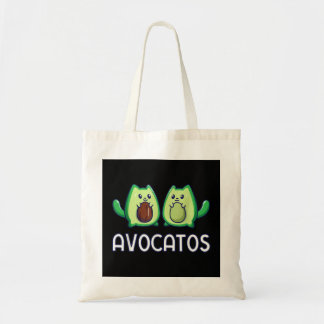 Avogato Avocado Cat Cat Vegan Tote Bag