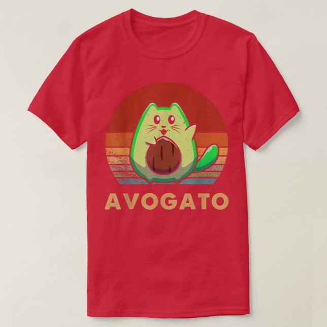 Avogato Avocado Cats Funny Cinco De Mayo Meican Pa T-Shirt (Design Front)