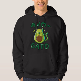 AvoGato   Avocado  Punny Avocado Cat Hoodie