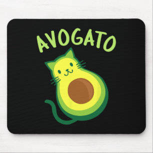 Avogato Cat Avocado - Funny Cinco De Mayo  Mouse Mat