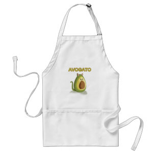 Avogato Cat - Avocado Gift For Cinco De Meow Fan Standard Apron