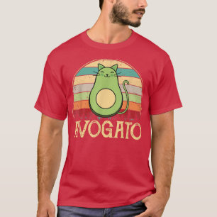 Avogato Cat Avocado Retro Cinco De Mayo Spanish Me T-Shirt