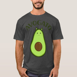 Avogato Cute Cat Avocado Classic TShirt