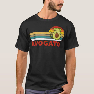 Avogato Cute Kawaii Avocado Cat Mashup Cinco De Ma T-Shirt