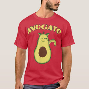 Avogato Funny Fresh Avocado Cat Pun T-Shirt