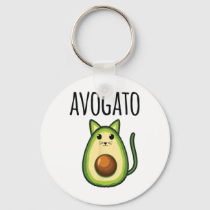 Avogato Shirt For Women Funny Avocado Cat Vegetari Key Ring