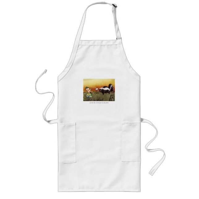 Avoid Cheap Cigars Long Apron (Front)