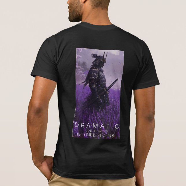 avoid distraction print products T-Shirt (Back)