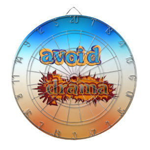 Avoid Drama Dartboard